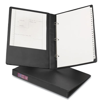 Avery® Legal Durable Non-view Binder With Round Rings, 3 Rings, 1" Capacity, 14 X 8.5, Black, (6400) freeshipping - TVN Wholesale